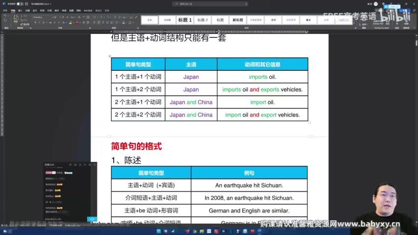 2022陶然高考英语零基础班，百度网盘分享