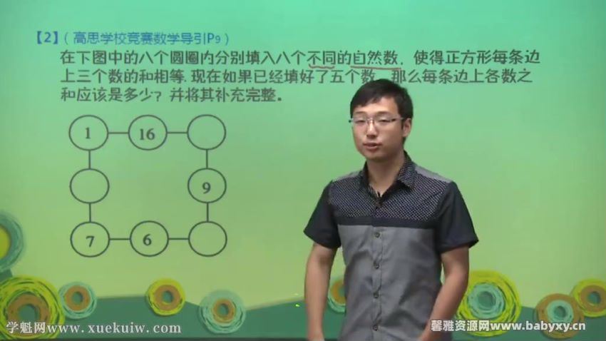 高思网课数学四年级竞赛导引 百度网盘分享，百度网盘分享